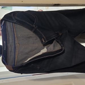 Maurices dark denim boot size 22w like new wore maybe 5 times